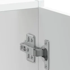 vidaXL Spoelbakonderkast Kalmar 60x46x81,5 cm bewerkt hout wit
