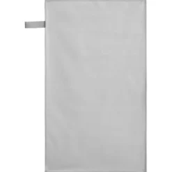 vidaXL Sporthanddoeken 2 st Grijs 50 x 30 cm Polyester en polyamide