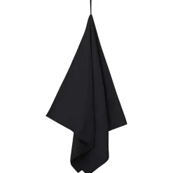 vidaXL Sporthanddoeken 2 st Zwart 140 x 70 cm Polyester en polyamide