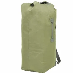 vidaXL Sporttas legerstijl 85 L olijfgroen