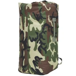 vidaXL Sporttas legerstijl 85 L camouflage