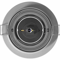 vidaXL Spotje 6 st zilver 9 x 9 x 2 cm Aluminium
