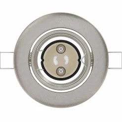 vidaXL Spotje 6 st Zilver 9 x 9 x 2.5 cm Metaal