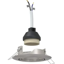 vidaXL Spotje 6 st Zilver 9 x 9 x 2.5 cm Metaal