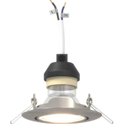 vidaXL Spotje 6 st Zilver 9 x 9 x 2.5 cm Metaal