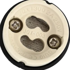 vidaXL Spotje 6 st Zwart 9 x 9 x 2 cm Aluminium