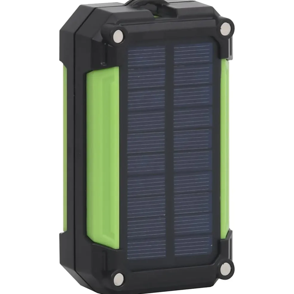 vidaXL Spotlight draagbaar solar LED 7 W koudwit