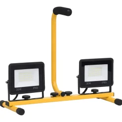 vidaXL Spotlight met handvat LED 2x30 W koudwit