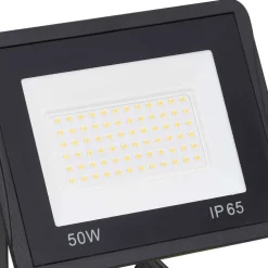 vidaXL Spotlight met handvat LED 2x50 W warmwit