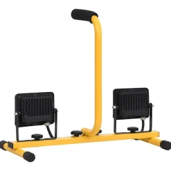 vidaXL Spotlight met handvat LED 2x20 W koudwit