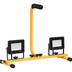 vidaXL Spotlight met handvat LED 2x20 W koudwit