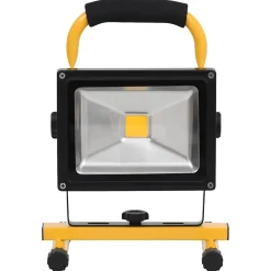 vidaXL Spotlight met handvat oplaadbaar LED 30 W koudwit