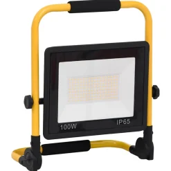 vidaXL Spotlight met handvat LED 100 W warmwit