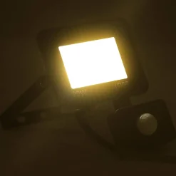 vidaXL Spotlight met sensor LED 20 W warmwit