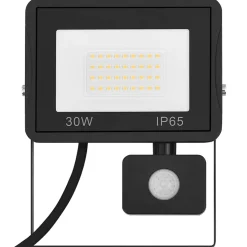 vidaXL Spotlight met sensor LED 30 W warmwit