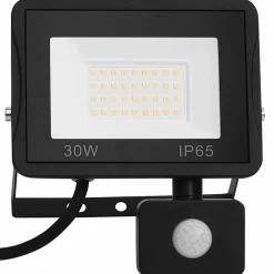 vidaXL Spotlight met sensor LED 30 W koudwit