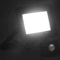 vidaXL Spotlight met sensor LED 30 W koudwit