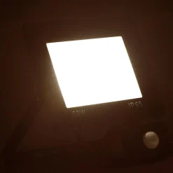 vidaXL Spotlight met sensor LED 50 W warmwit