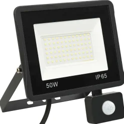vidaXL Spotlight met sensor LED 50 W warmwit