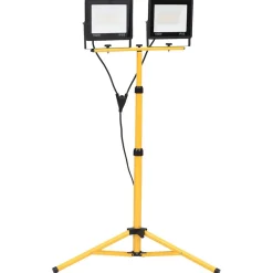 vidaXL Spotlight met statief LED 2x100 W koudwit
