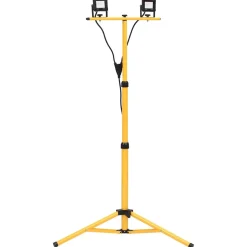 vidaXL Spotlight met statief LED 2x10 W koudwit