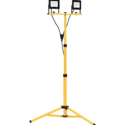vidaXL Spotlight met statief LED 2x30 W koudwit