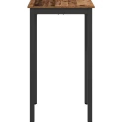 vidaXL Staande Bartafel Bewerkt hout Vierkant