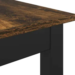 vidaXL Staande Bartafel Bewerkt hout Vierkant