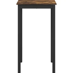 vidaXL Staande Bartafel Bewerkt hout Vierkant