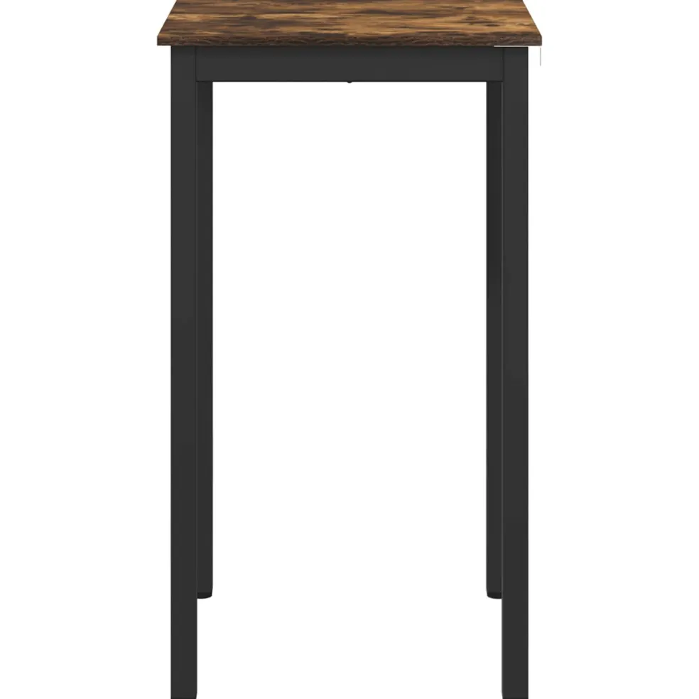 vidaXL Staande Bartafel Bewerkt hout Vierkant