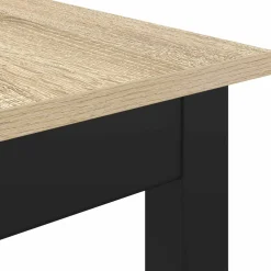 vidaXL Staande Bartafel Bewerkt hout Vierkant
