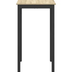 vidaXL Staande Bartafel Bewerkt hout Vierkant