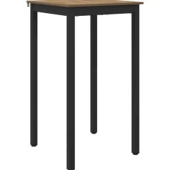 vidaXL Staande Bartafel Bewerkt hout Vierkant