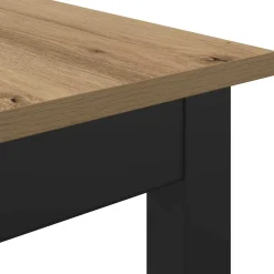 vidaXL Staande Bartafel Bewerkt hout Vierkant