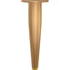 vidaXL Staande Poten 2 st Goud 98 x 40 mm IJzer