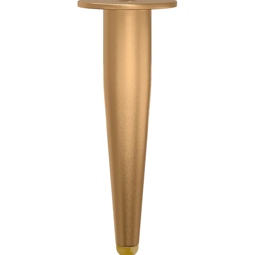 vidaXL Staande Poten 2 st Goud 98 x 40 mm IJzer