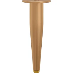 vidaXL Staande Poten 2 st Goud 98 x 40 mm IJzer