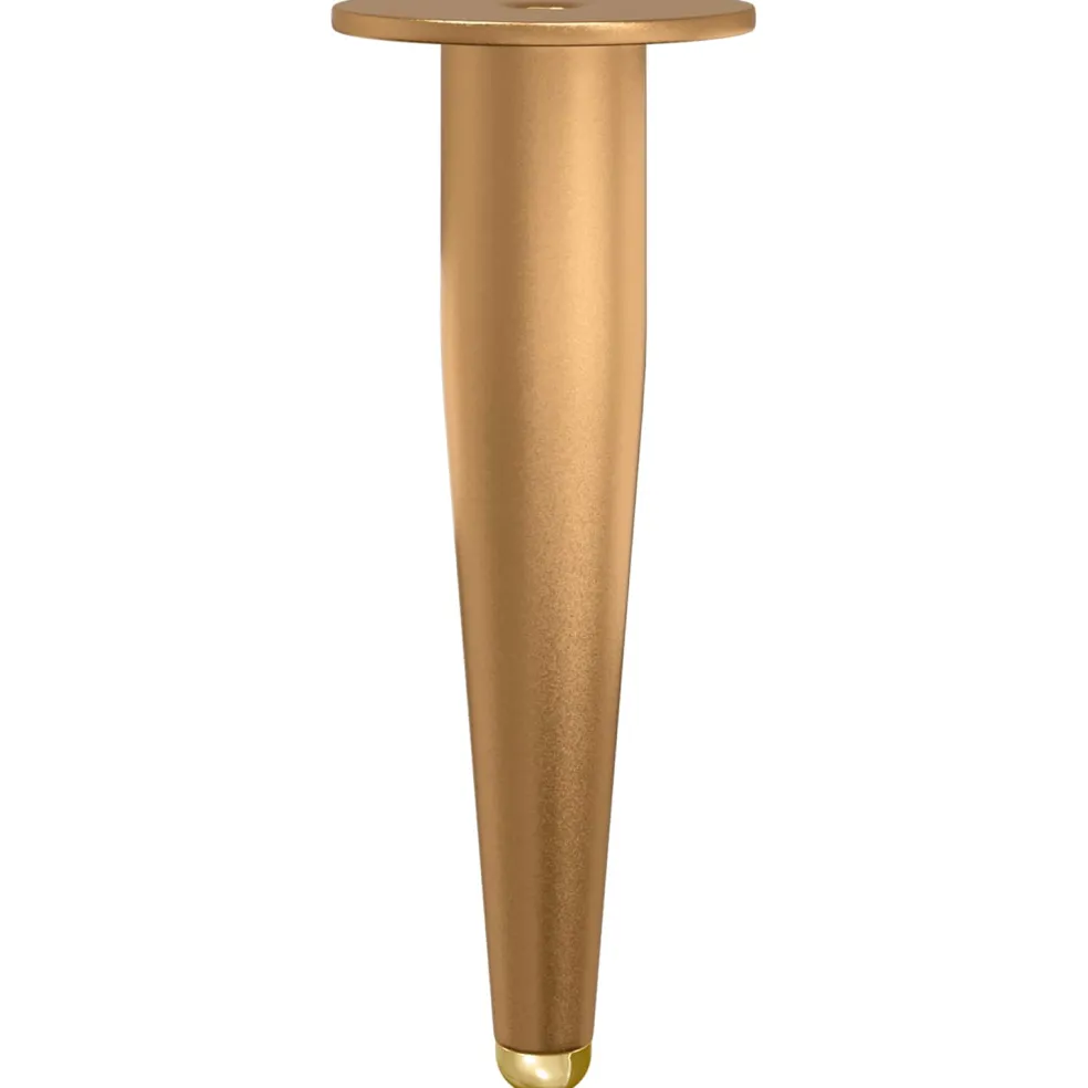 vidaXL Staande Poten 2 st Goud 98 x 40 mm IJzer