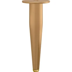 vidaXL Staande Poten 2 st Goud 98 x 40 mm IJzer