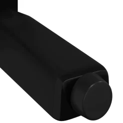 vidaXL Staande Poten 2 st Zwart 40 x 40 x 100 mm IJzer