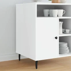 vidaXL Staande Poten 2 st Zwart 40 x 40 x 100 mm IJzer
