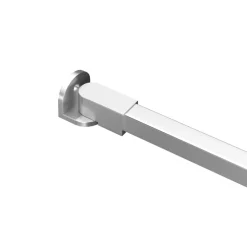 vidaXL Stabilisatiestang voor badwand 47,5 cm roestvrij staal
