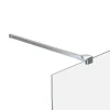 vidaXL Stabilisatiestang voor badwand 70-120 cm roestvrij staal