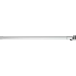 vidaXL Stabilisatiestang voor badwand 70-120 cm roestvrij staal