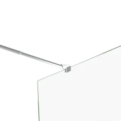 vidaXL Stabilisatiestang voor badwand 70-120 cm roestvrij staal