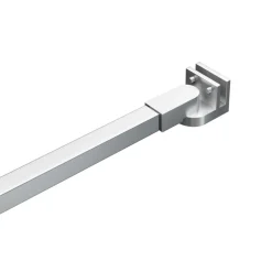 vidaXL Stabilisatiestang voor badwand 70-120 cm roestvrij staal