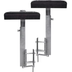 vidaXL Stalen frame ondersteuning voor de boot aanhanger (set van 2)