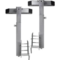vidaXL Stalen frame ondersteuning voor de boot aanhanger (set van 2)