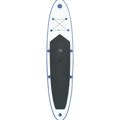 vidaXL Stand-up paddleboard opblaasbaar met zeilset blauw en wit