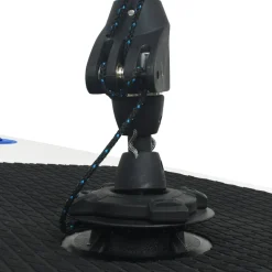 vidaXL Stand-up paddleboard opblaasbaar met zeilset blauw en wit